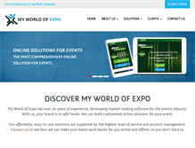 Tablet Screenshot of myworldofexpo.com